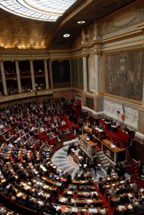 a french parliament chamber © Assembée Nationale